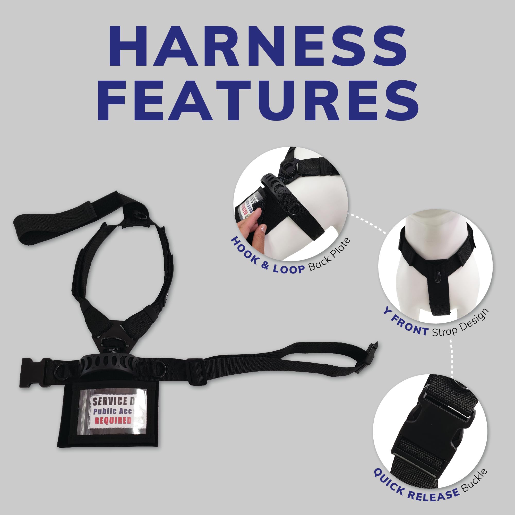 ActiveDogs parches traseros para identificación con parches personalizados.
