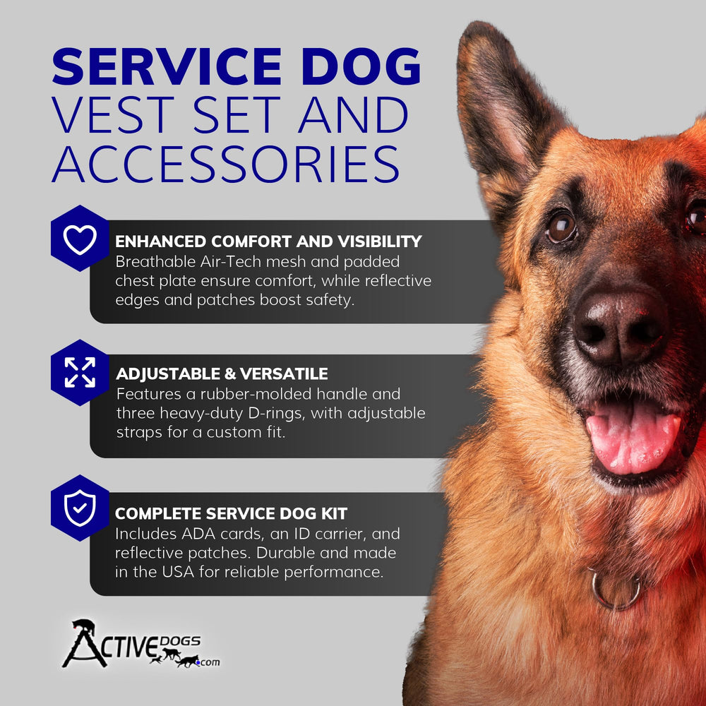 ActiveDogs tamaño mediano 22-30, ajuste seguro para perros medianos.