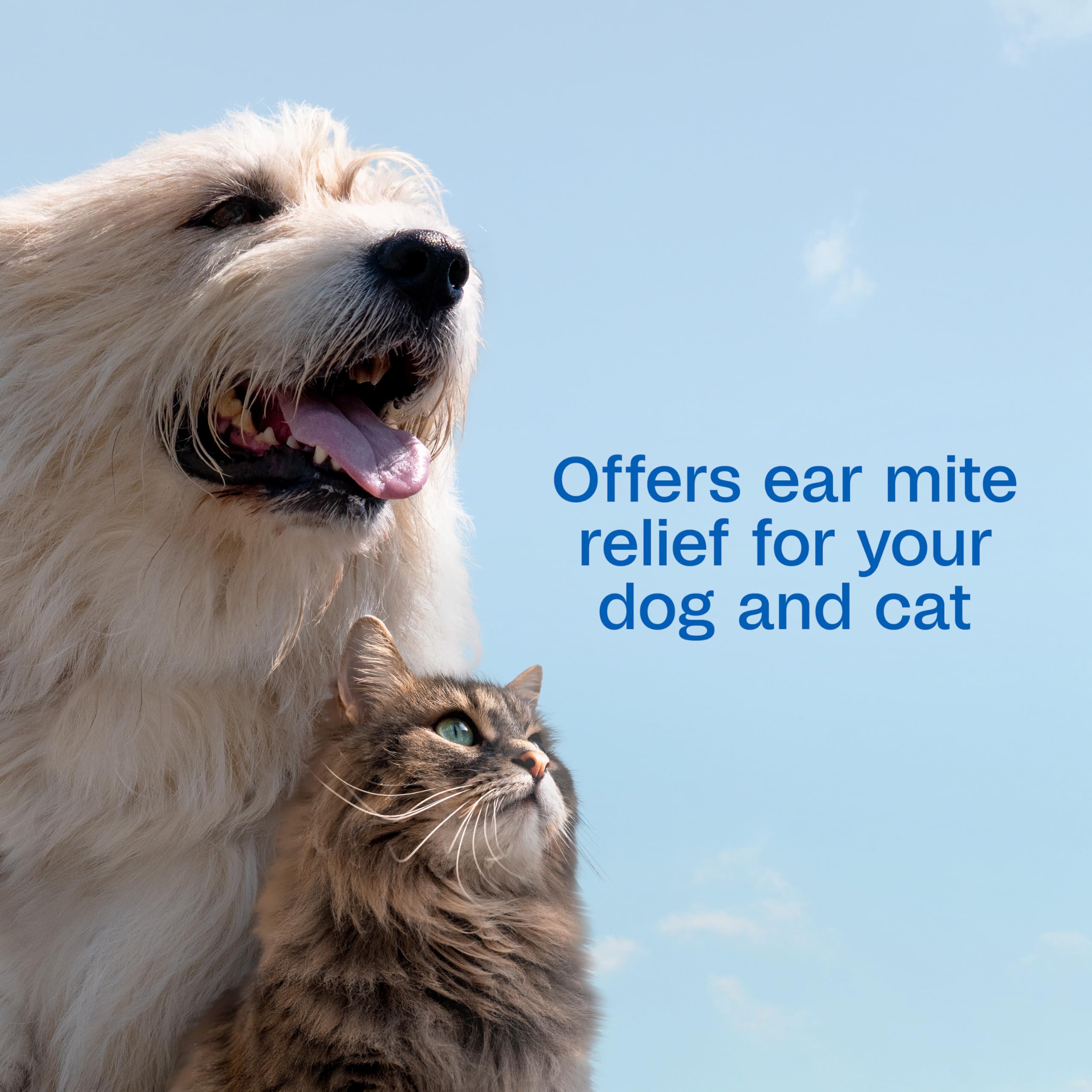 ADAMS Tratamiento para ácaros del oído, para perros y gatos con orejas irritadas.