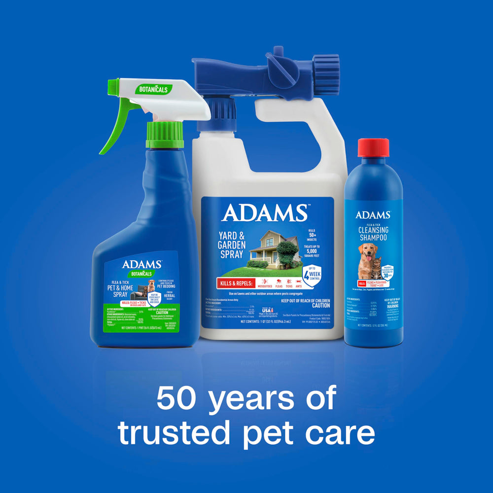 ADAMS Plus 12-ounce packaging for convenient home grooming