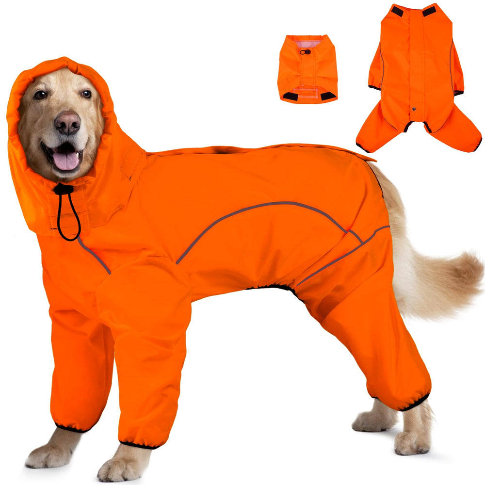 Capota ADNIKIA para perro con ajuste de cuatro patas protege contra la lluvia