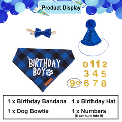 Lazo con brillos ADOGGYGO para perro, look festivo y elegante.