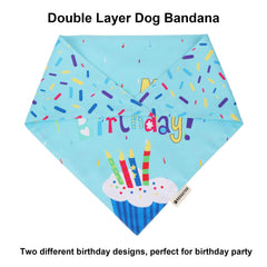 ADOGGYGO noeud papillon anniversaire chien, accroche facile et style coordonné.