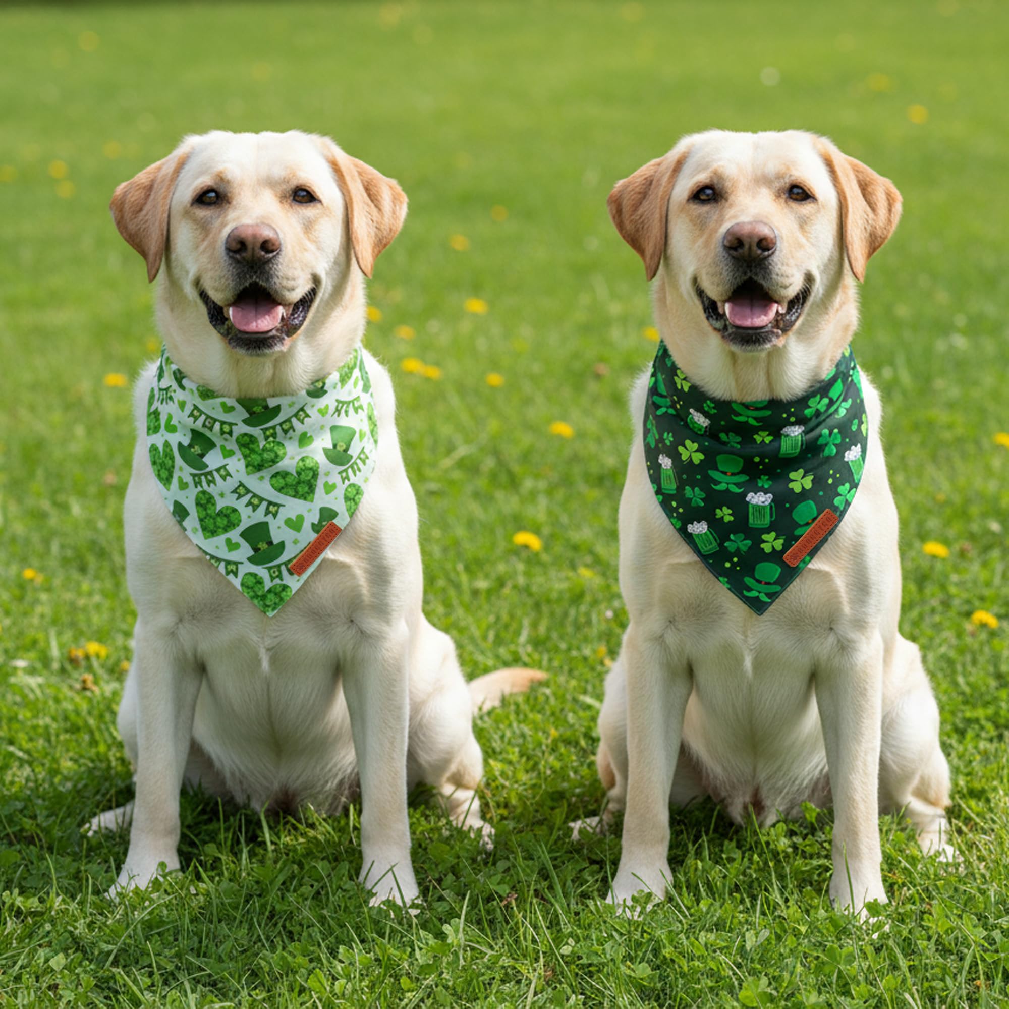ADOGGYGO Bandana XL hasta 18 pulgadas, ajuste cómodo para perros grandes
