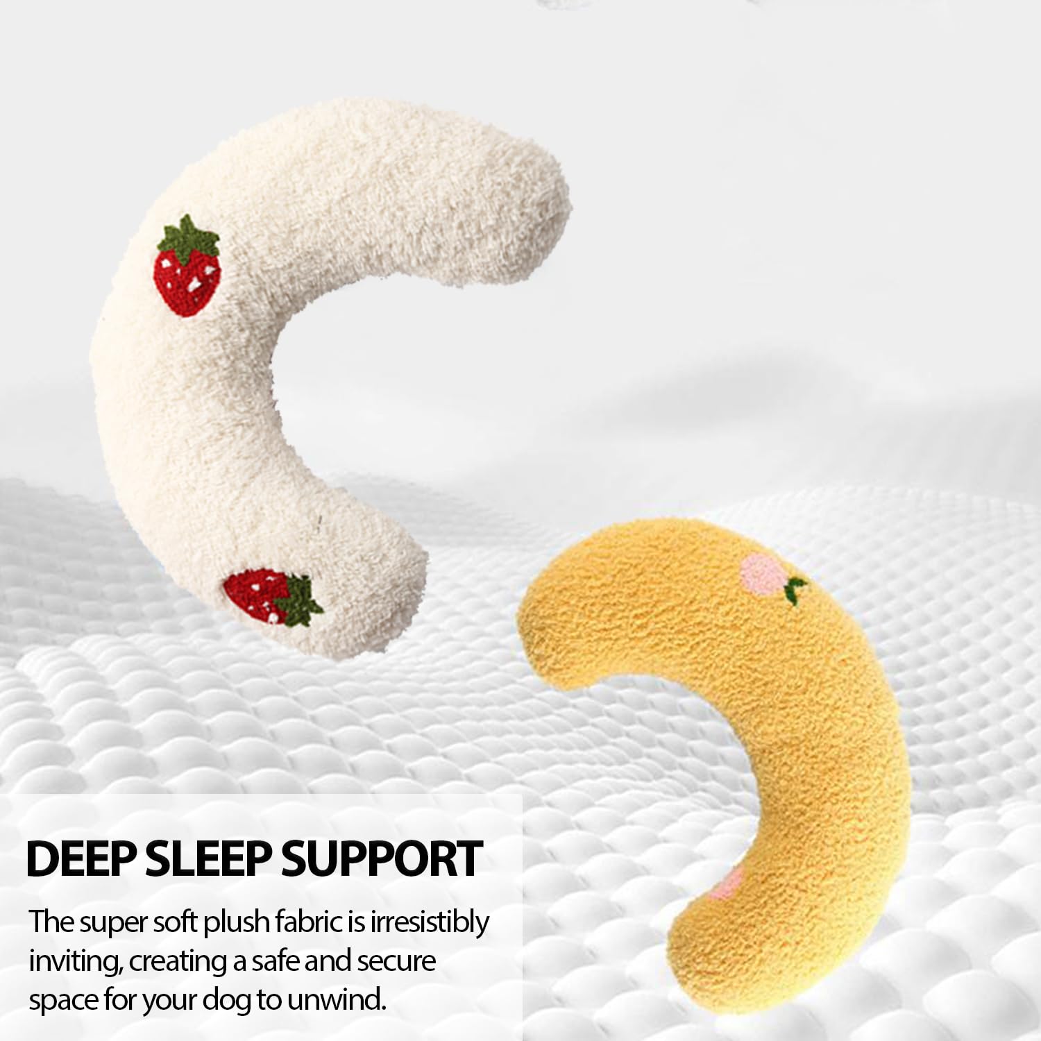 Almohada adopet tamaño compacto, ideal para gatos y perros pequeños.