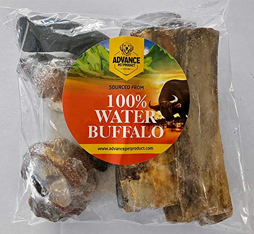 Advance Pet Products: mordedores de búfalo de agua con texturas duraderas para perros de todos los tamaños.