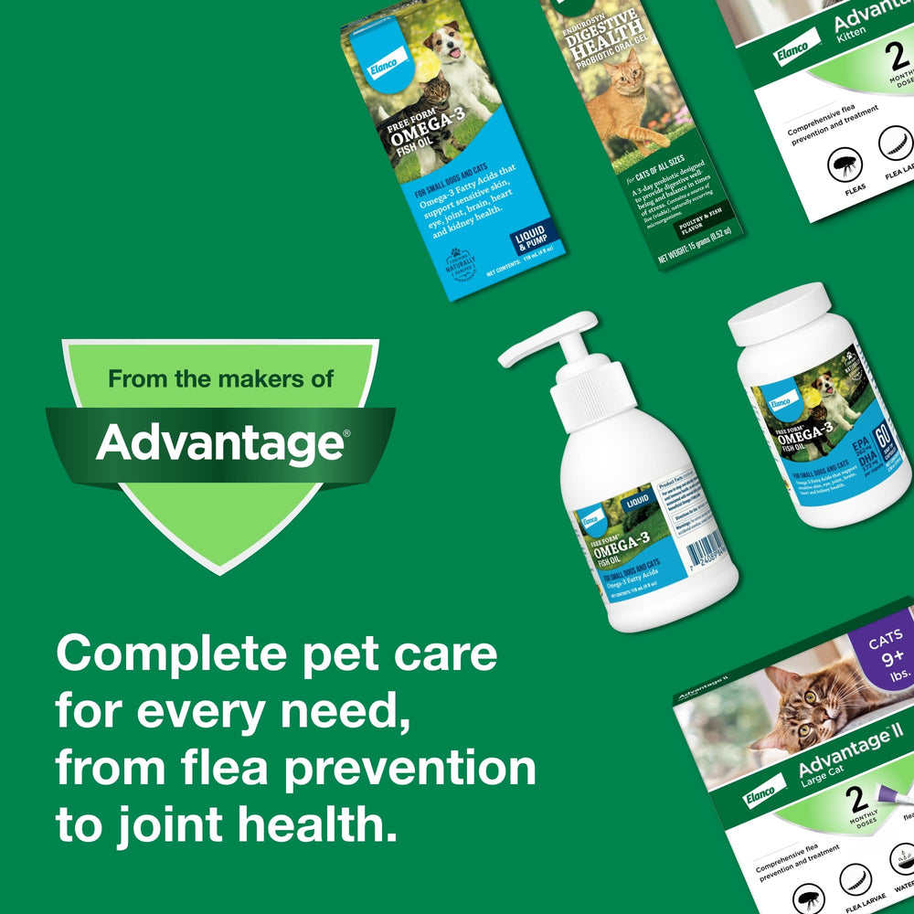 Advantage II Gato Pequeño: apto para uso en interiores y exteriores.