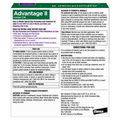 Advantage II Large Cat: dosis premedida facilita uso rápido.