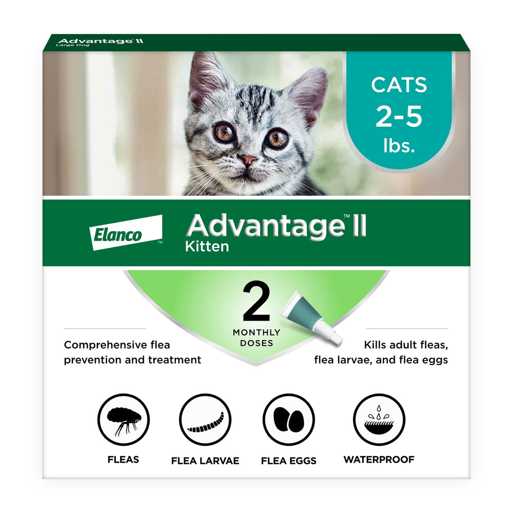 Advantage II Kitten: tubo para aplicación en nuca y protección de pulgas