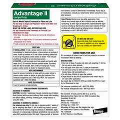 Advantage II para perro grande mata pulgas, larvas y huevos.