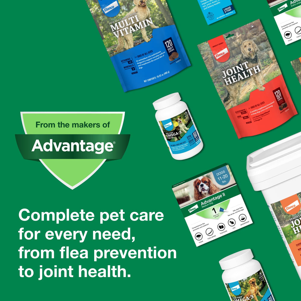 Advantage II para perros medianos: solución mensual sin receta.