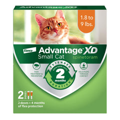 Advantage XD para gatos pequeños; dosis de dos meses.