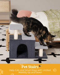 Aechonow escaleras de 7-8 pulgadas para gatos mayores y perros.