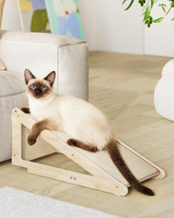 Aechonow rasca-gato horizontal como rampa, uso cómodo y seguro.