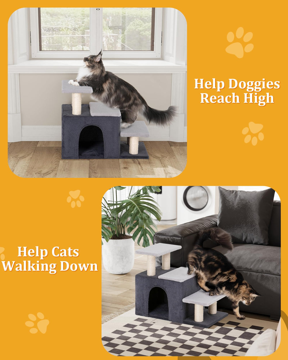 Aechonow rascador de sisal para felinos activos y uñas sanas.