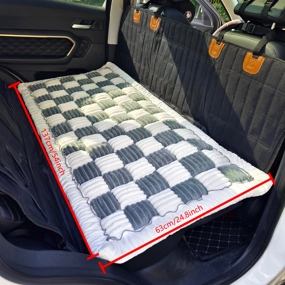 Almohadilla de viaje para mascotas de AEEISHOMEREFORM, ideal para traseros de auto y confort.