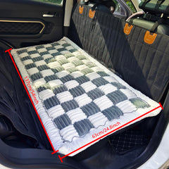Almohadilla de viaje para mascotas de AEEISHOMEREFORM, ideal para traseros de auto y confort.