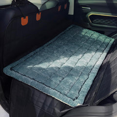 Cama para perros AEEISHOMEREFORM en asiento trasero, protege de arañazos y suciedad