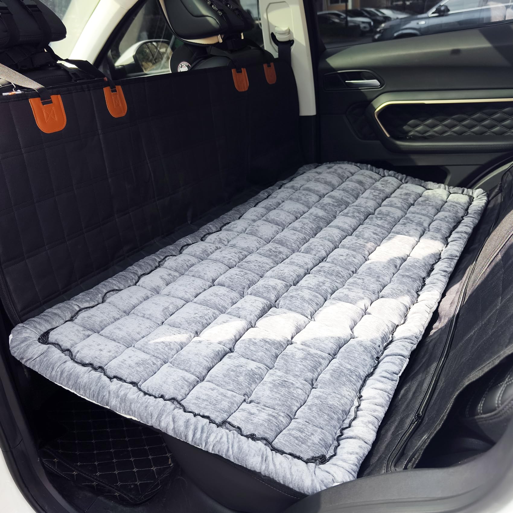 AEEISHOMEREFORM cama-perro-asiento-trasero: protege el asiento y brinda comodidad en viajes.