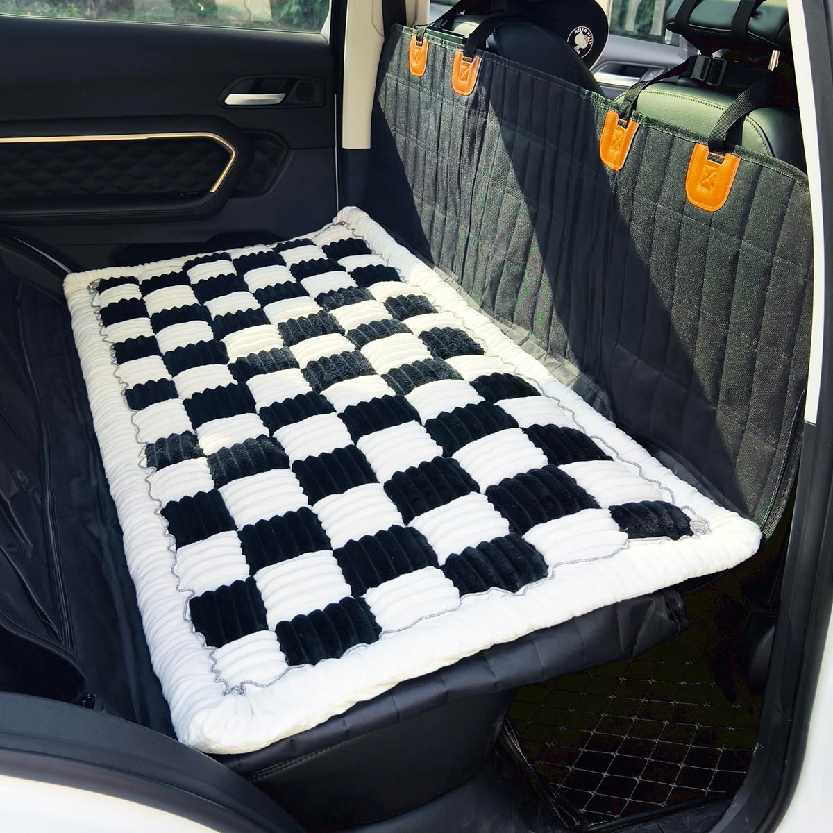 Funda AEEISHOMEREFORM para asiento trasero, acolchado y antideslizante para viajes con mascotas.