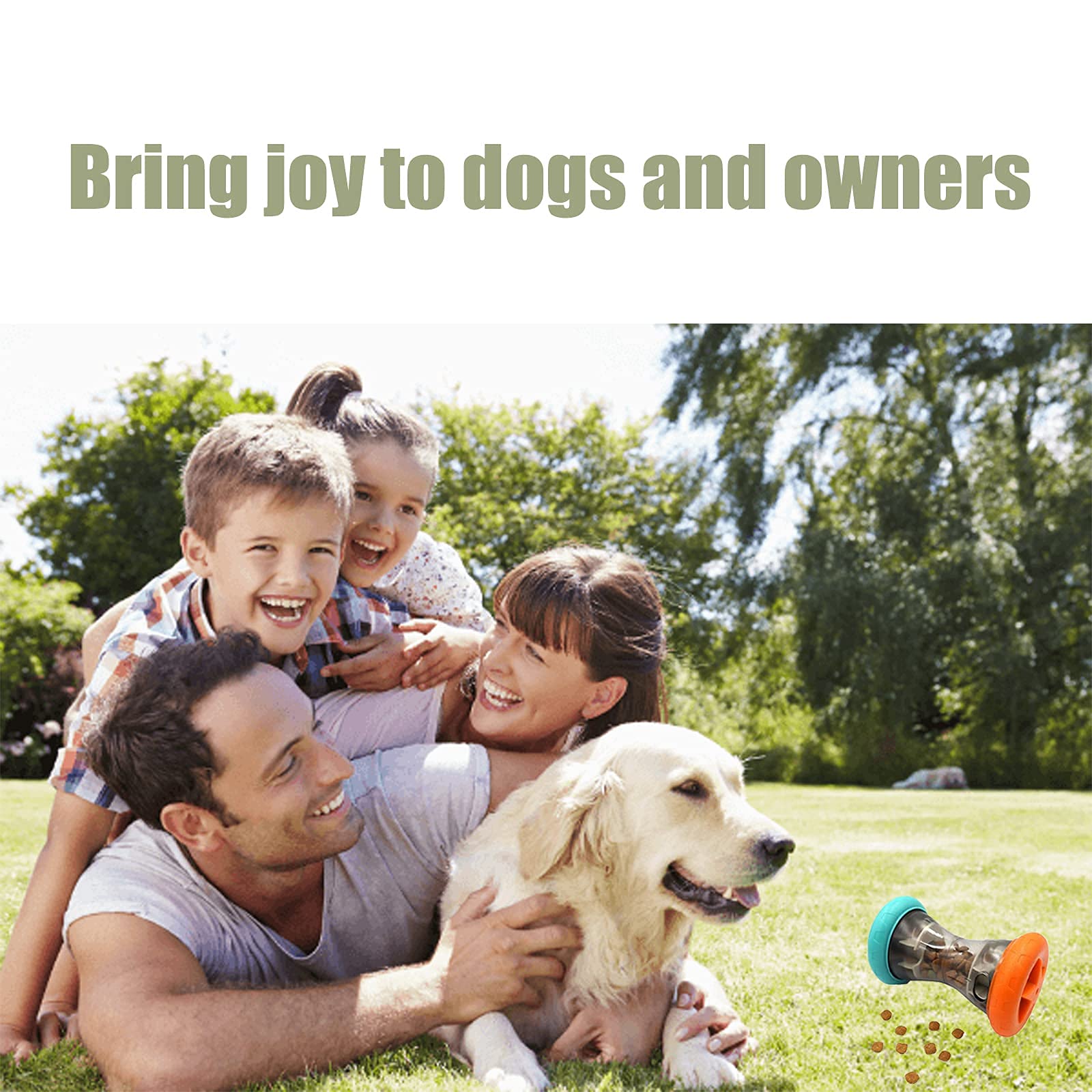 Aelflane material ABS duradero: juguete silencioso para perros activos