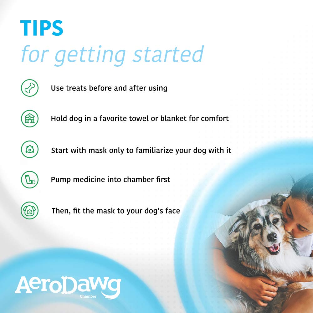 AeroDawg entrega medicación inhalada de forma eficiente y controlada.