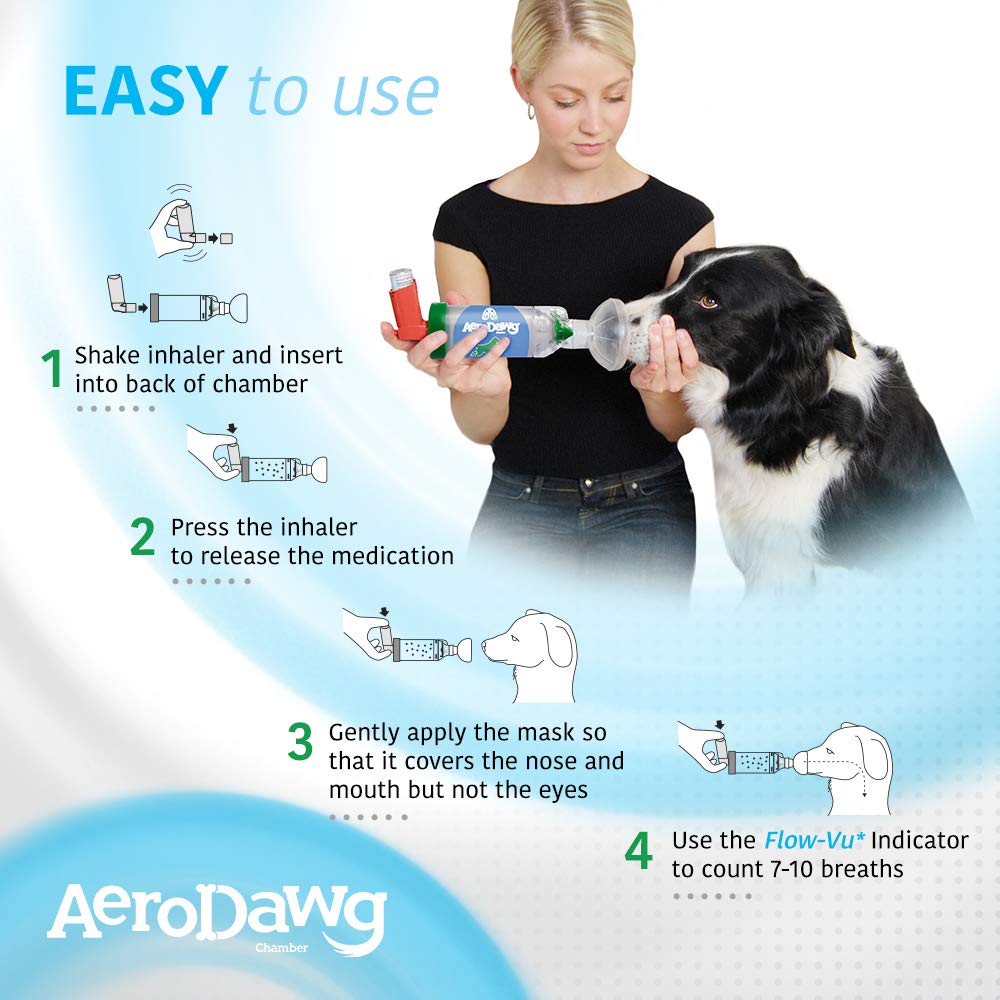 AeroDawg Flow-Vu en accion muestra progreso de inhalacion