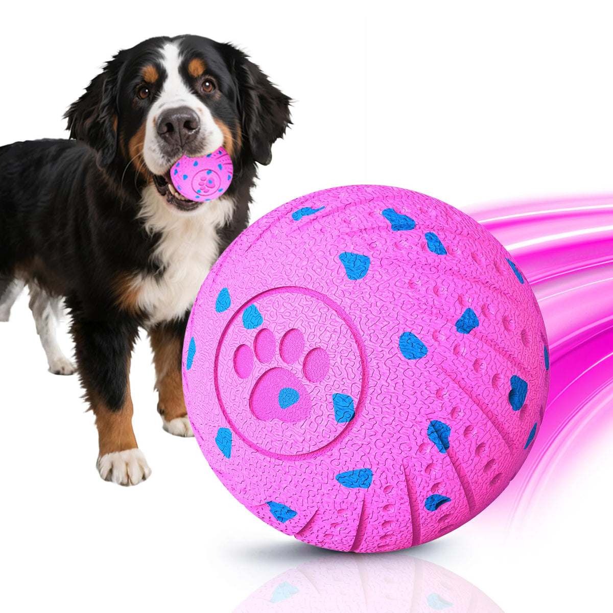 Affiuya Pelota interactiva para perros autorebote con vibración, ideal para juego activo diario.