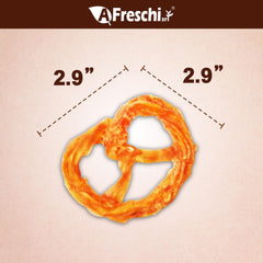 A Freschi srl tendones de pavo, textura masticable duradera para perros moderados.