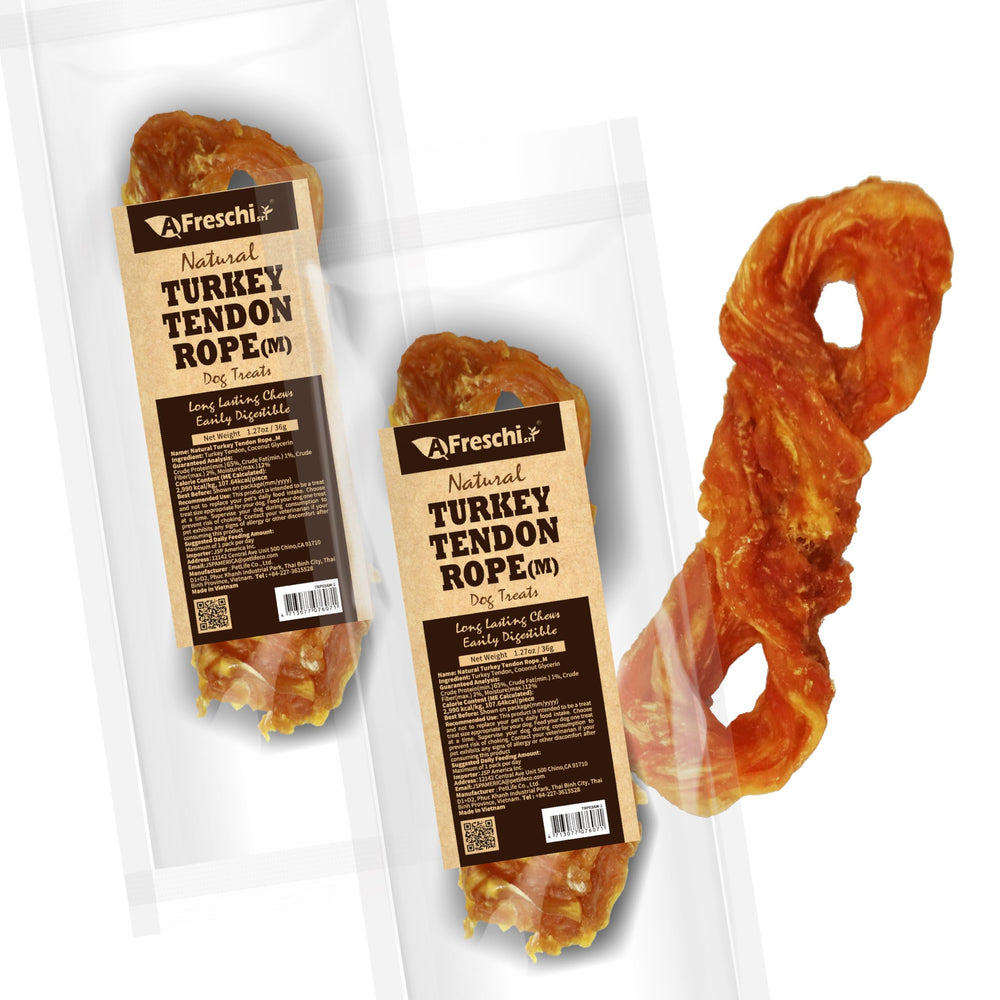 A Freschi tendons de dinde-packaging : emballage clair pour une mastication durable