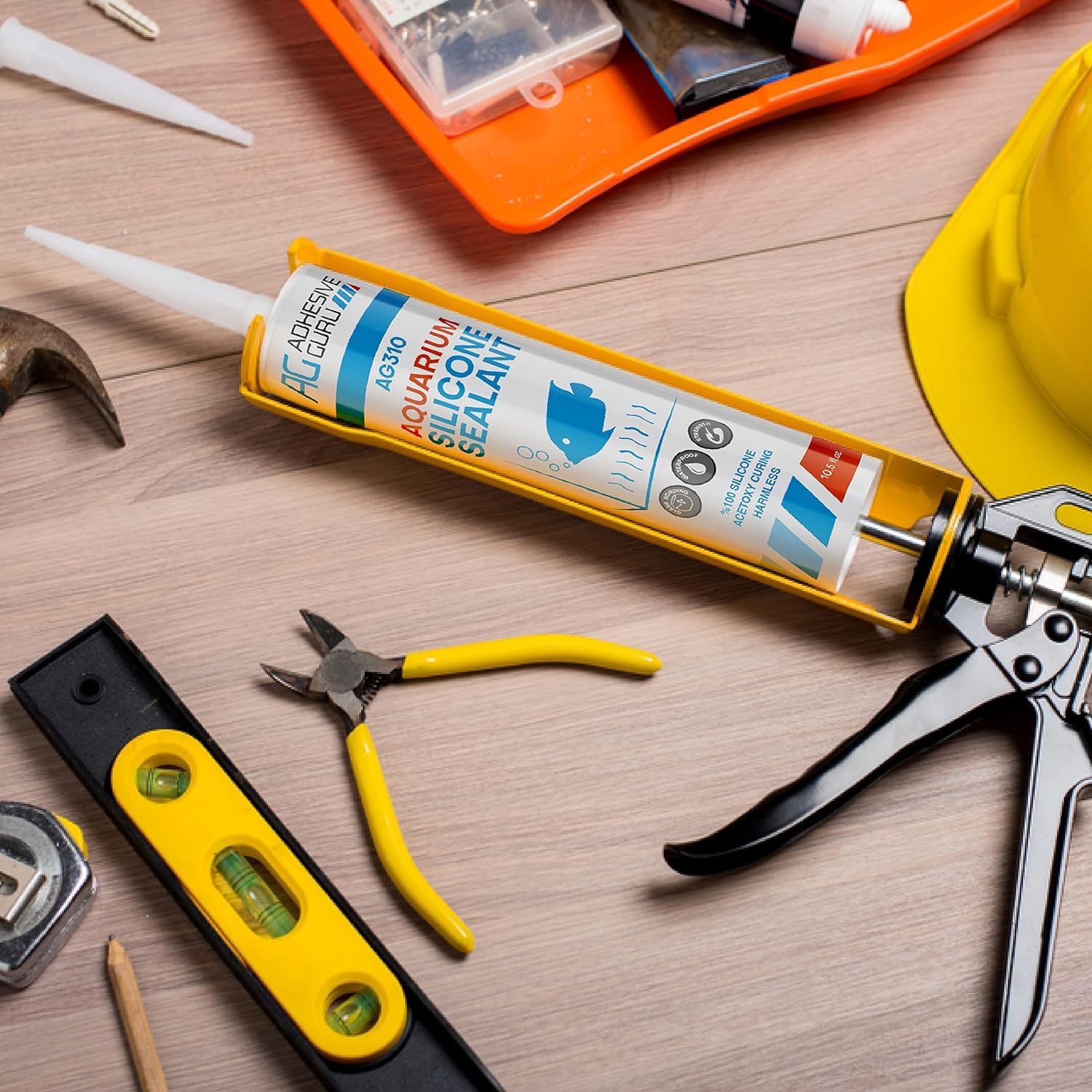 ag adhesive guru transparencia y compatibilidad con peces, mejora la apariencia.