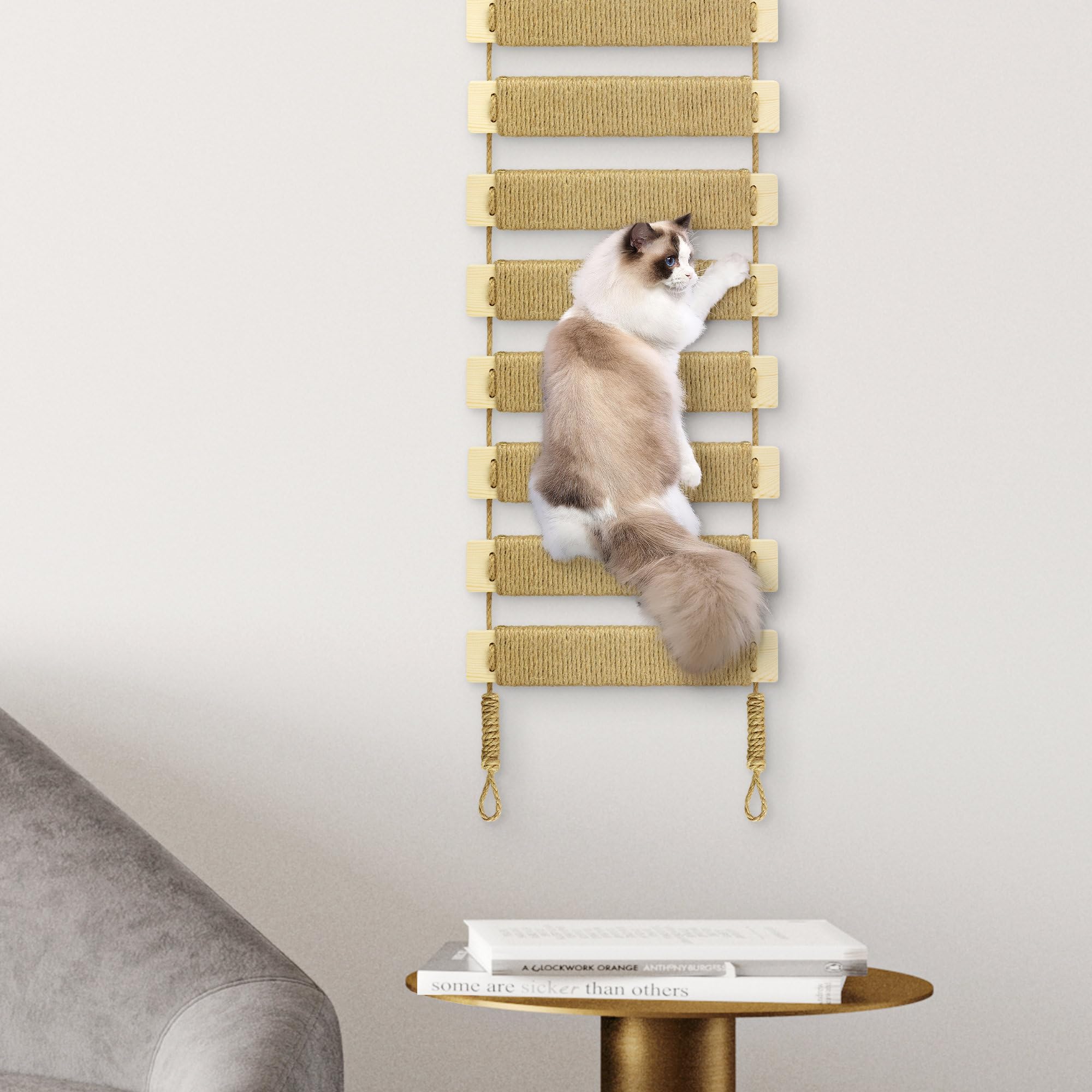 AGRICUE madera exterior resistente: mueble felino apto para interior y exterior