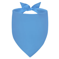 Bandana Agroon azul grande, vista frontal, ideal para paseos diarios.