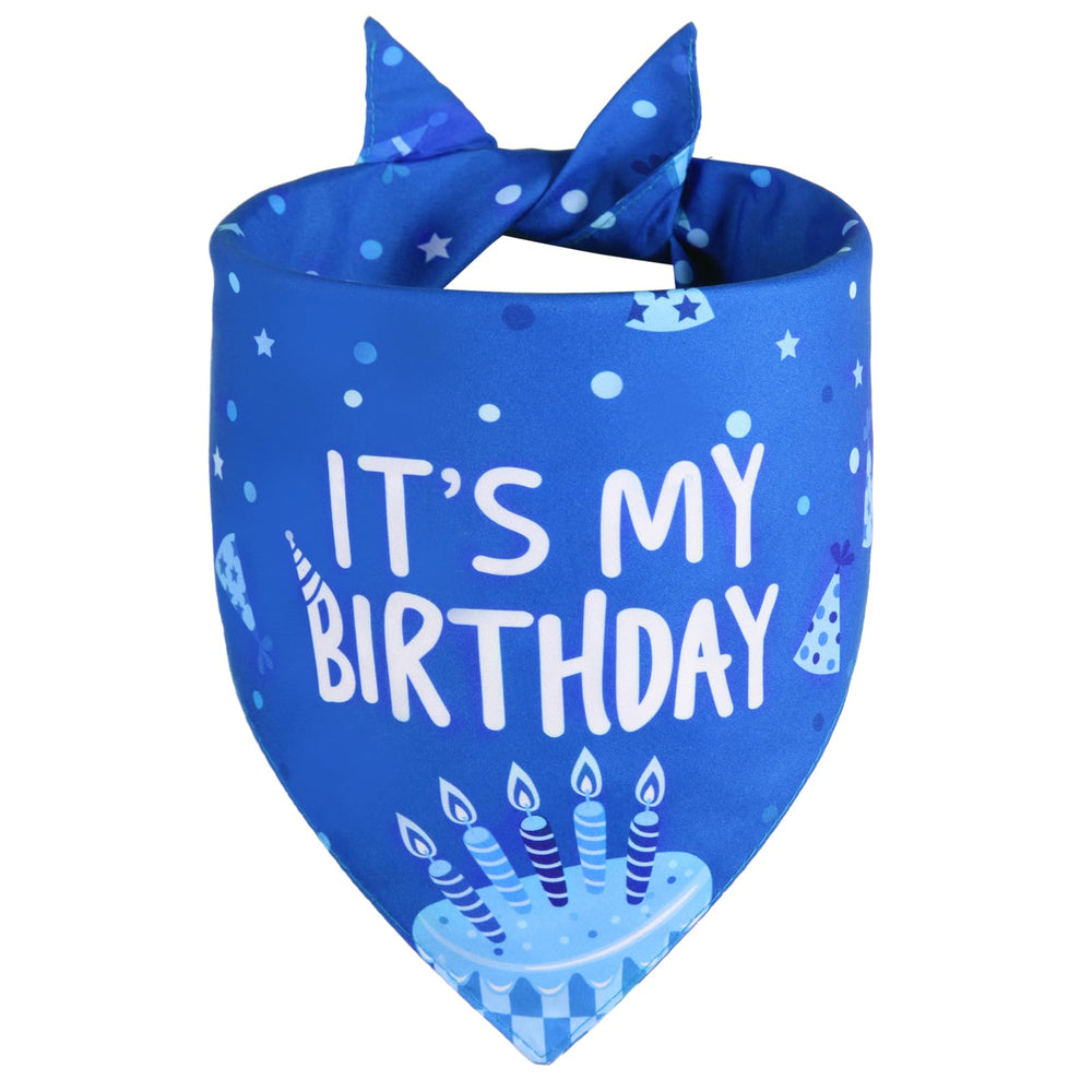 Bandana Agroon para perro, reverso cumple, perfecta para fiestas