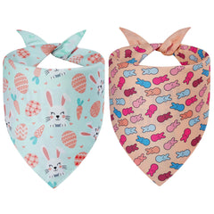Bandana Agroon para mascota, diseño Pascua con animales, ideal para celebrar la primavera.