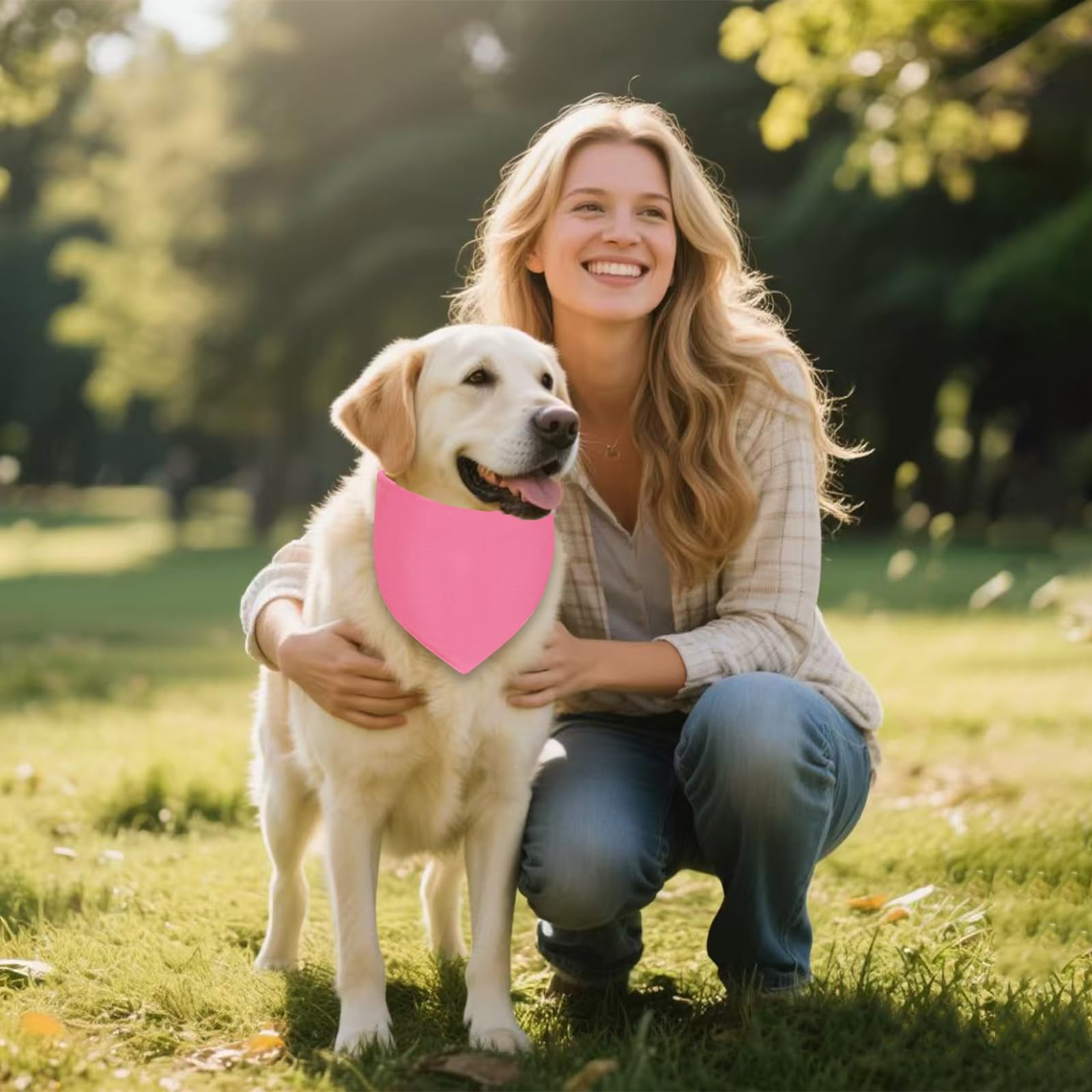Bandana Agroon rosa grande como regalo personalizado para fiestas y cumpleaños