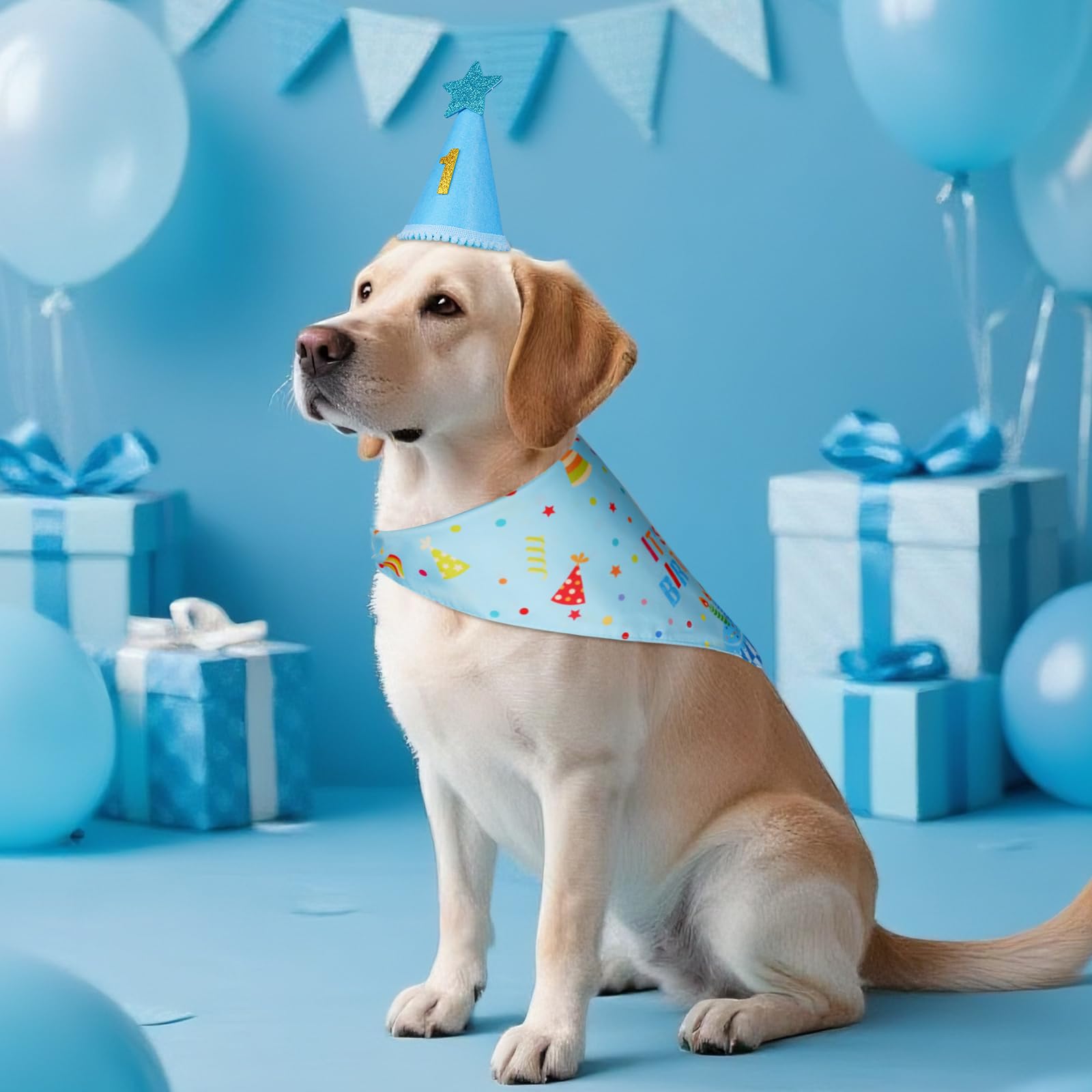 Bandana grande Agroon para perros grandes, diseño duradero