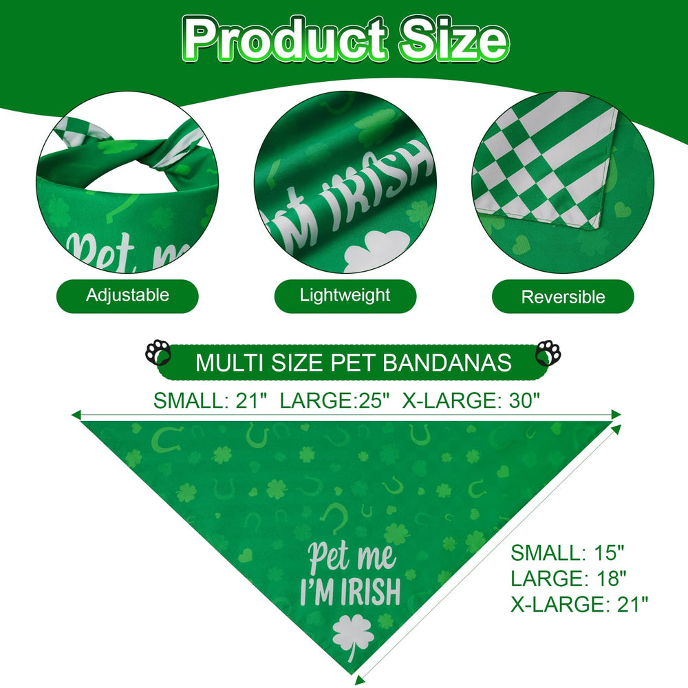Agroon bandana para mascotas con diseño de cuadros y rayas, ideal para fiestas.