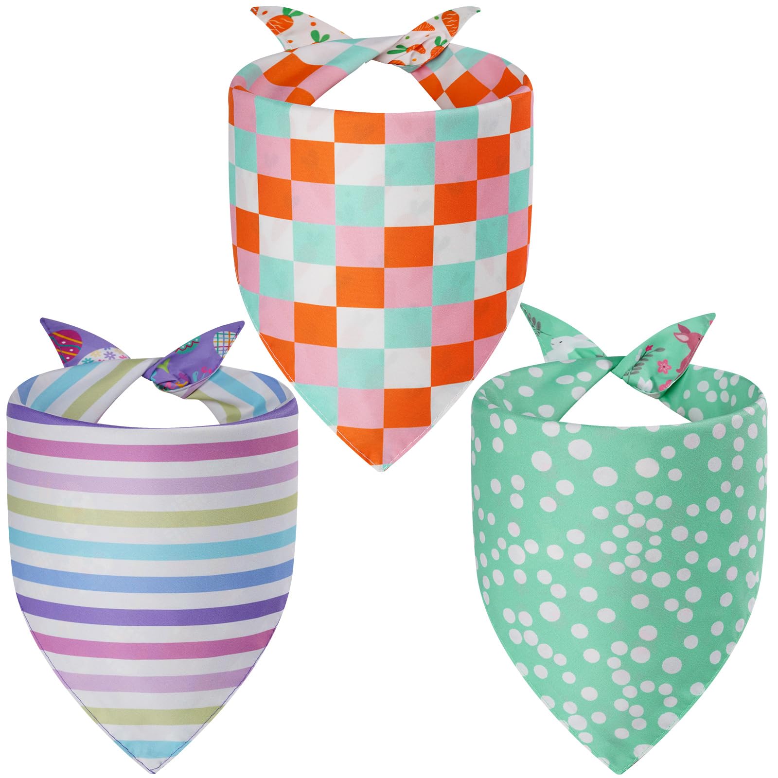 Bandana Agroon Pascua con diseño conejos para sesiones de fotos.
