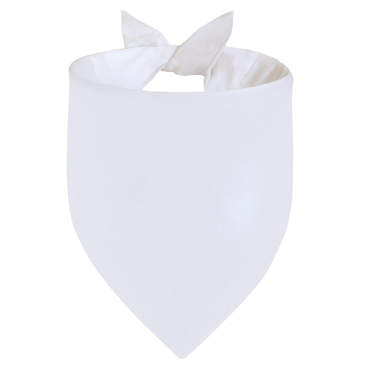Bandana blanca Agroon XL para perro, vista frontal, ideal para paseos.