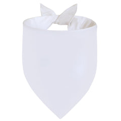 Bandana blanca Agroon XL para perro, vista frontal, ideal para paseos.
