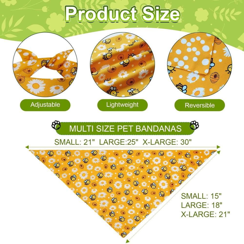 Bandana Agroon para perro, diseño a rayas en una cara para combinaciones modernas.