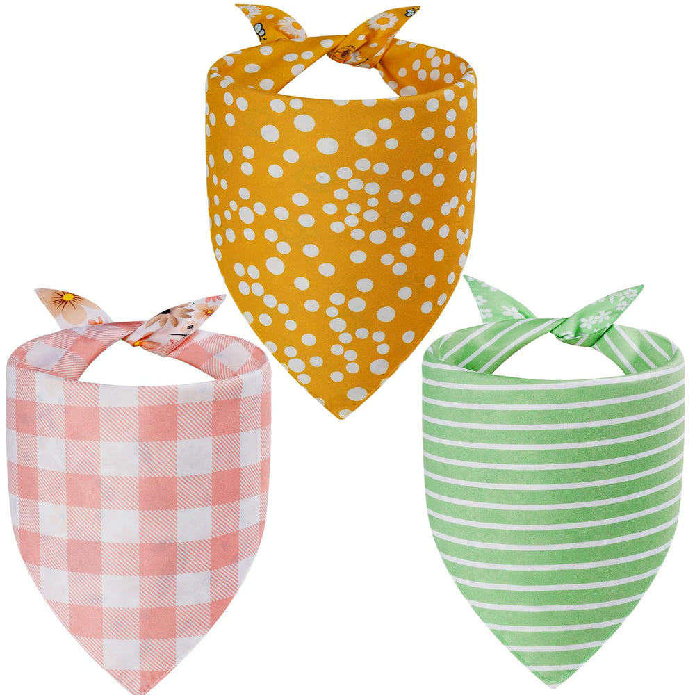 Bandana Agroon para perros, diseños florales vibrantes para ocasiones especiales.