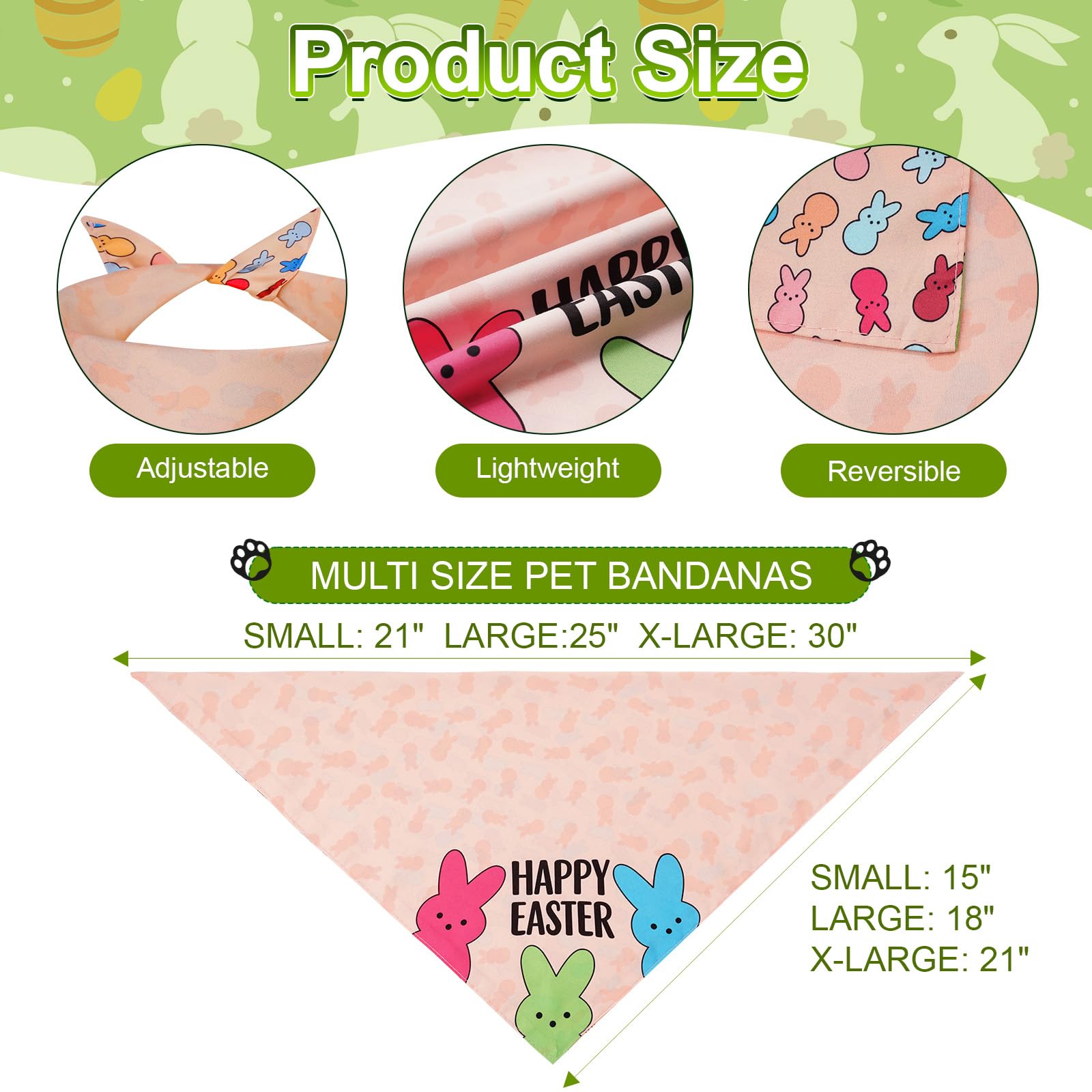 Agroon bandanas para perro con varias tallas para ajuste cómodo.