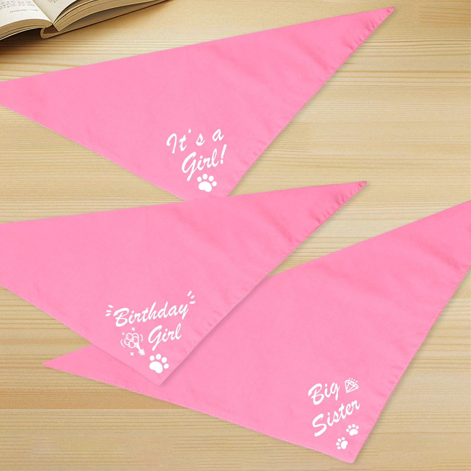 Bandana Agroon rosa XL, algodón texturizado, ideal para personalización.