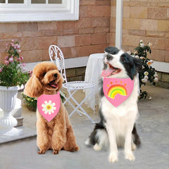 Bandana Agroon rosa XL, uso diario para perros, suave y cómodo.