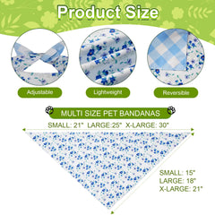 Agroon pañuelo para perro 15x21, tamaño pequena, cuello cómodo