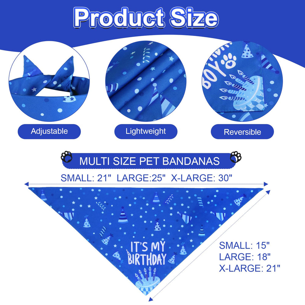 Sombrero azul Agroon para perro, 3,5x5,1, cierre de velcro.