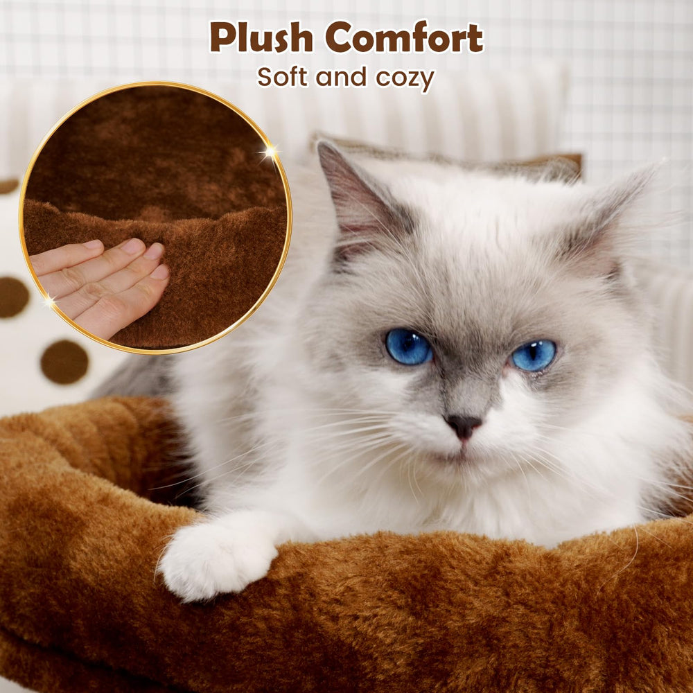 AGUPET cama superior acolchada para siestas tranquilas.