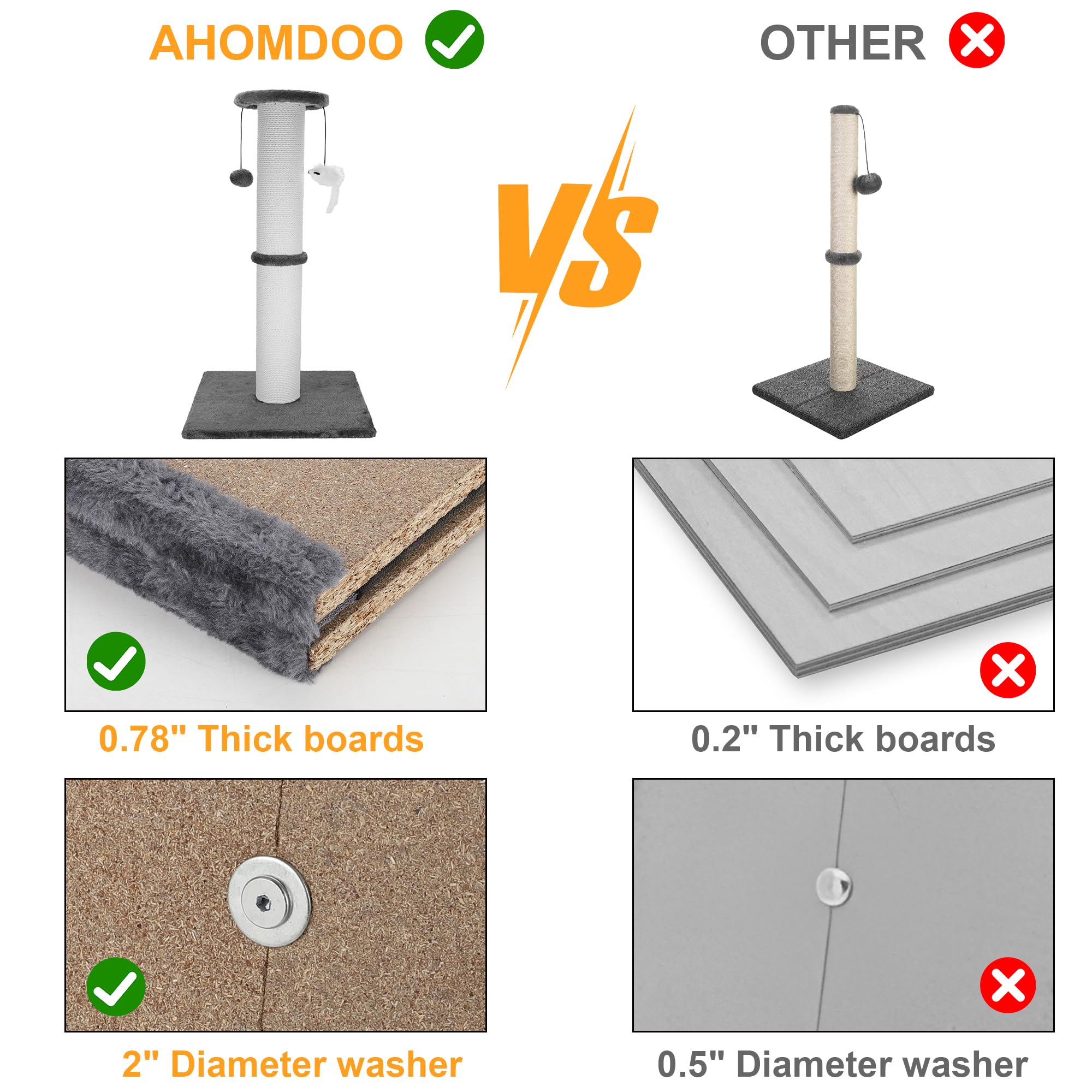 Ahomdoo base estable y robusta garantiza seguridad durante el juego.
